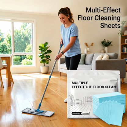 Multi-Surface Antibacterial Cleaner Sheets for Hardwood, Tile & Laminate